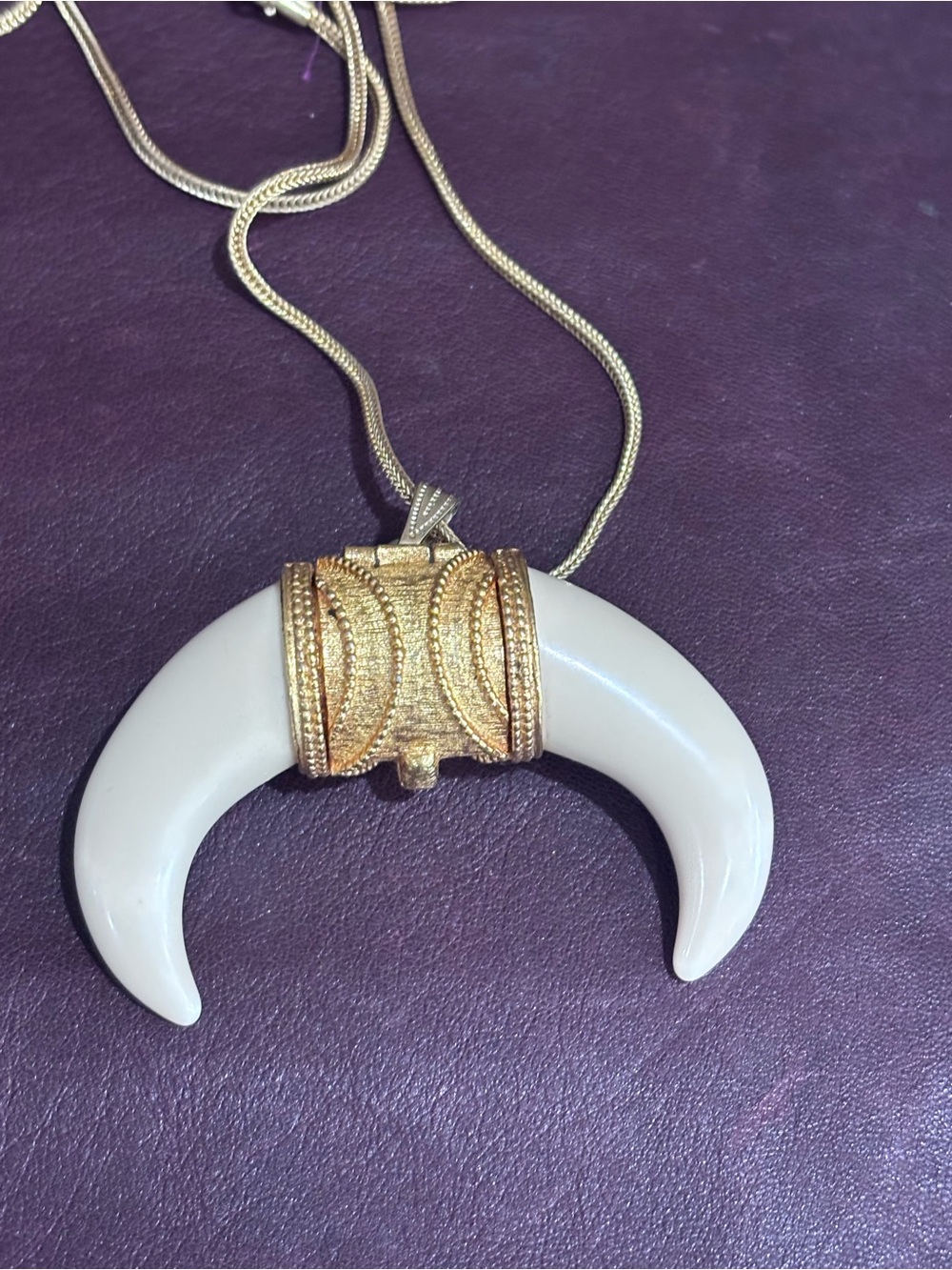 Vintage Revlon moon drops perfume pendant